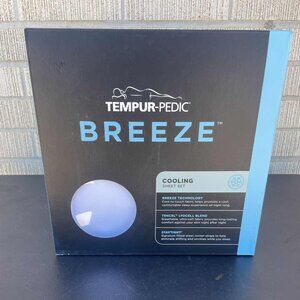Brand New Tempur-Pedic Breeze Split King White Sheet Set.